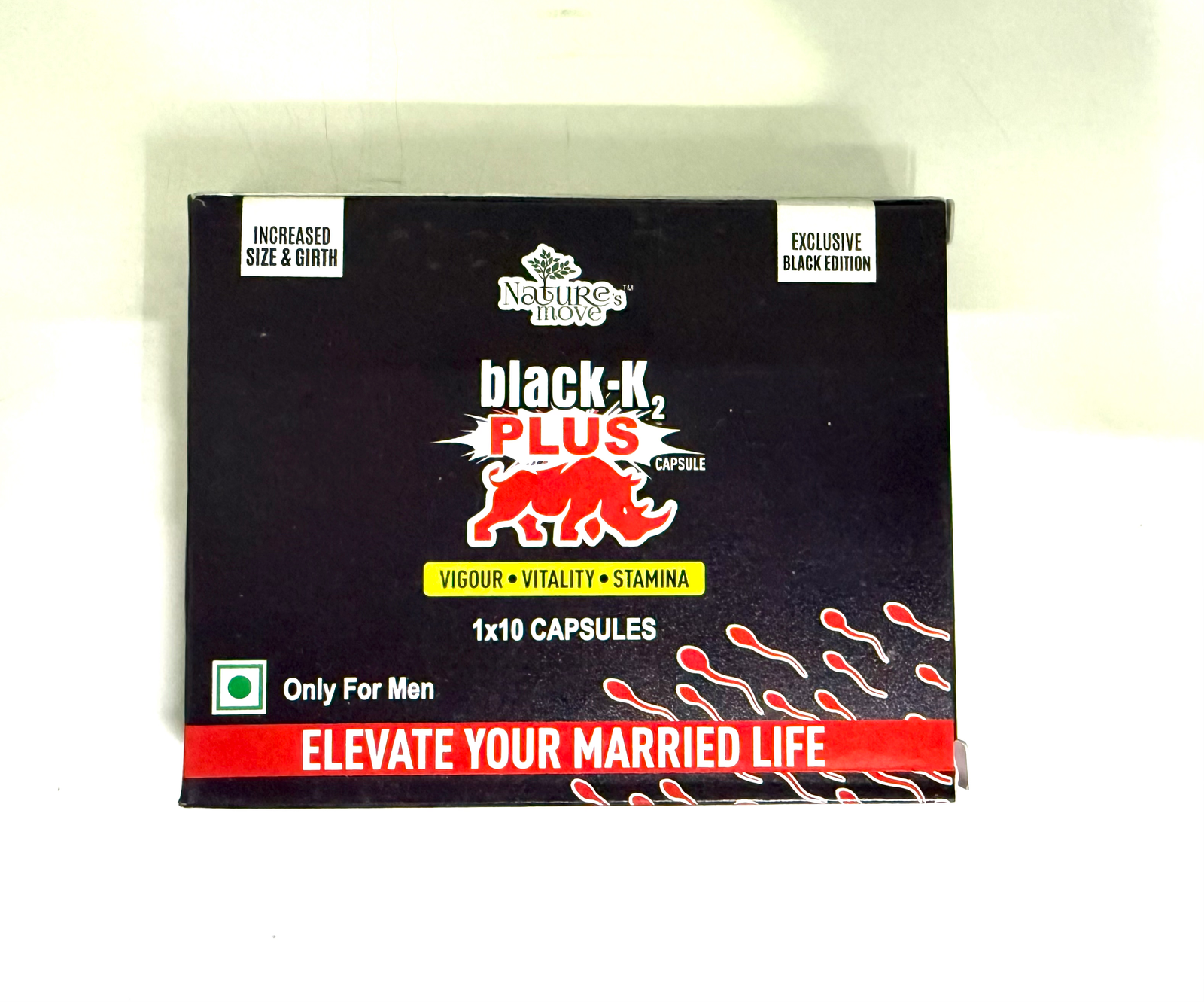 Natures Move Black-K2 Plus 10CAP